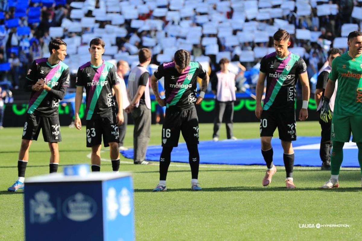 La Coruña - Málaga CF, en imágenes