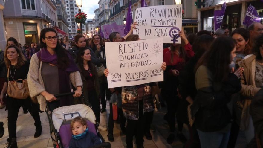 8-M | Manifestación por la igualdad en Málaga