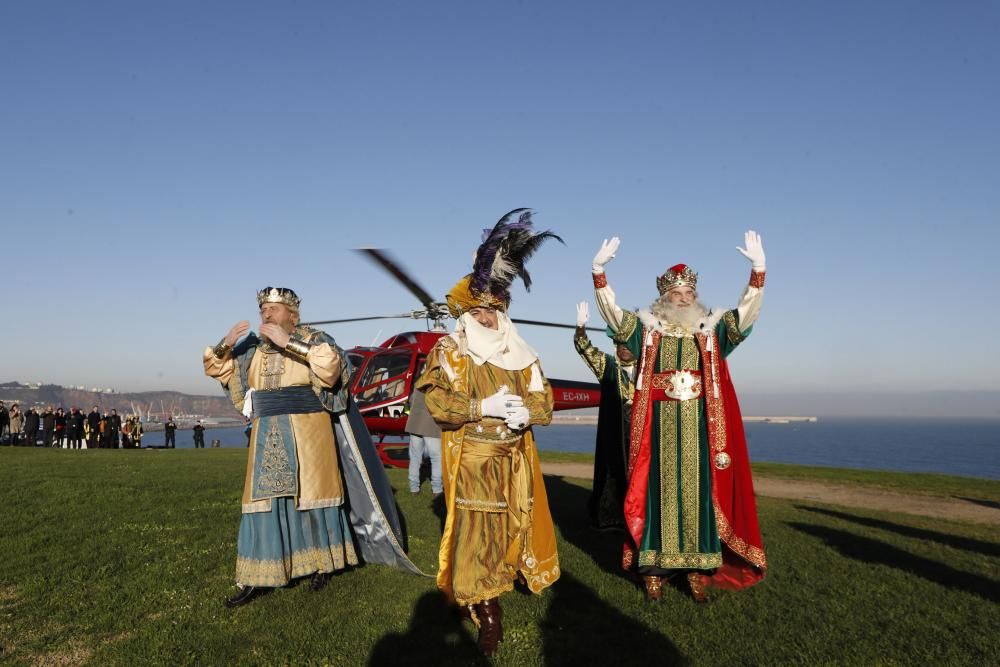 Los Reyes Magos ya están en Gijón