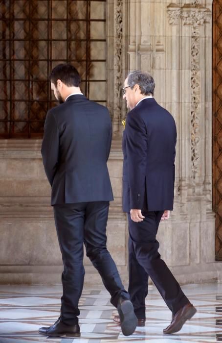 Torra pren possessió com a 131è president de la Generalitat