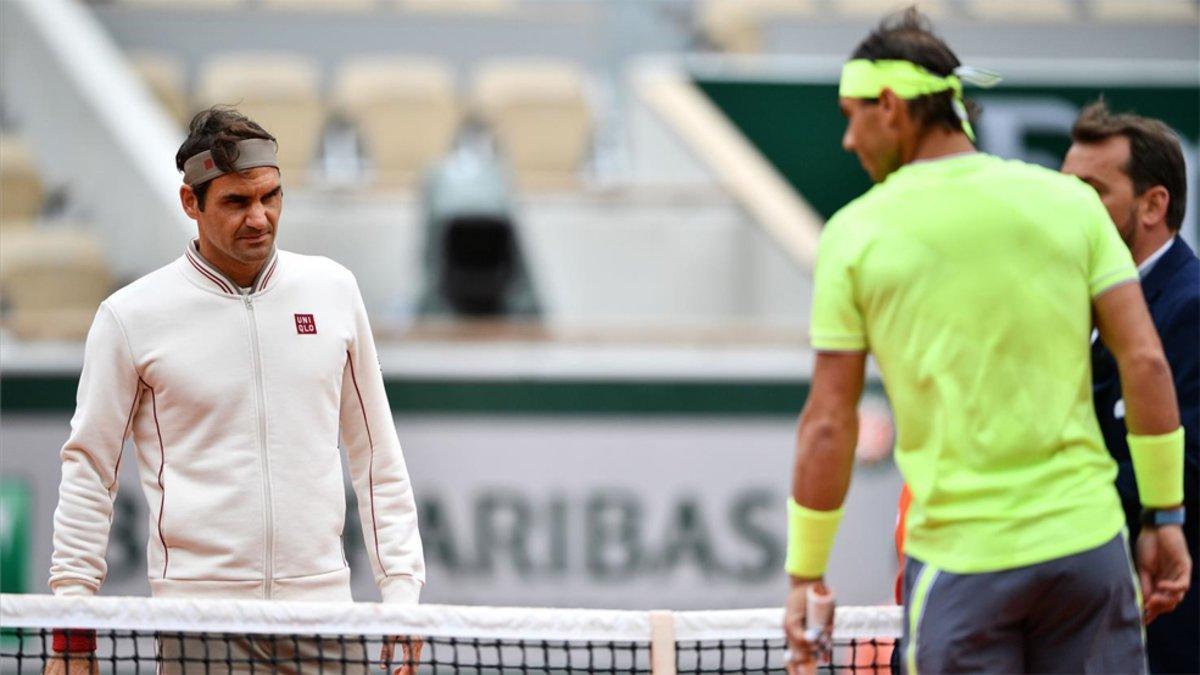 Federer y Nadal se enfrentaron en París la pasada semana