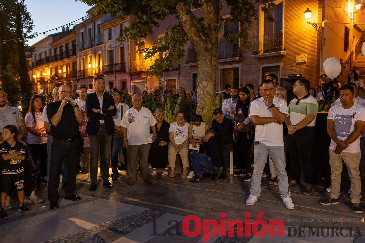 Homenaje a los cuatro fallecidos de Caravaca en el incendio de las discotecas de Murcia