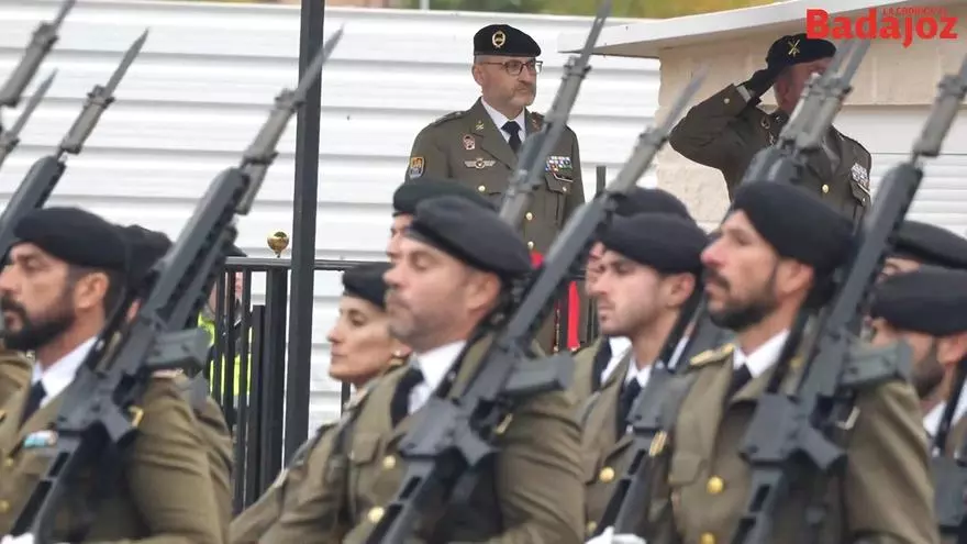VÍDEO | Toma de mando del nuevo general jefe de la Brigada Extremadura XI, Álvaro Díaz Fernández