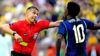 Vinícius Jr., otro partido para olvidar con Brasil y la 'torcida' pide a Neymar Jr.