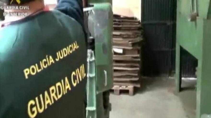 Desarticulada la mayor fábrica de tabaco ilegal de España