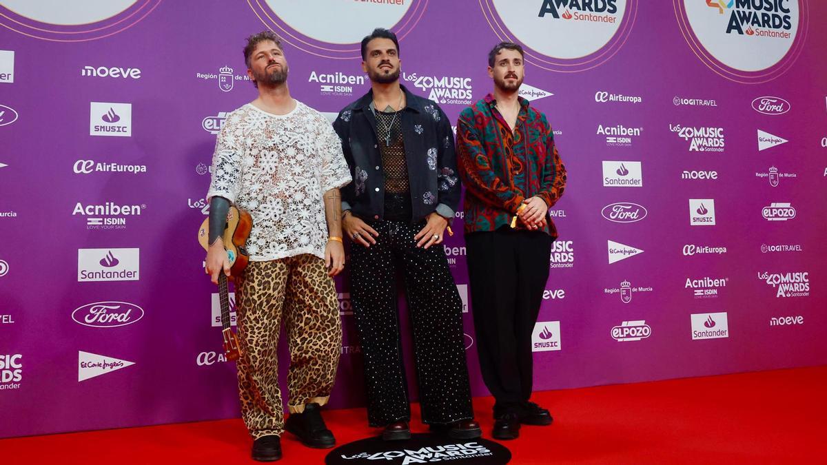 La alfombra roja de los 40 Music Awards en el Roig Arena de Valencia