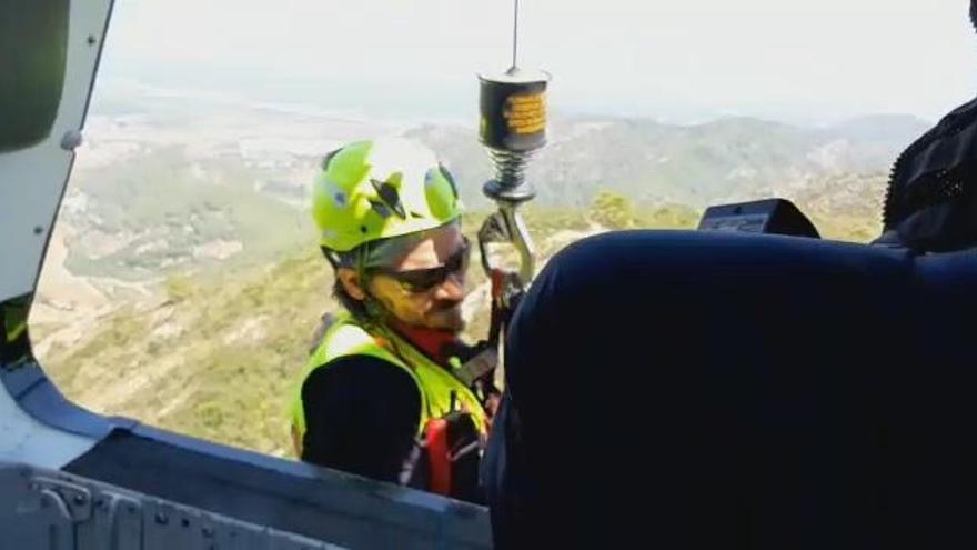 Rescate de un excursionista en Alzira