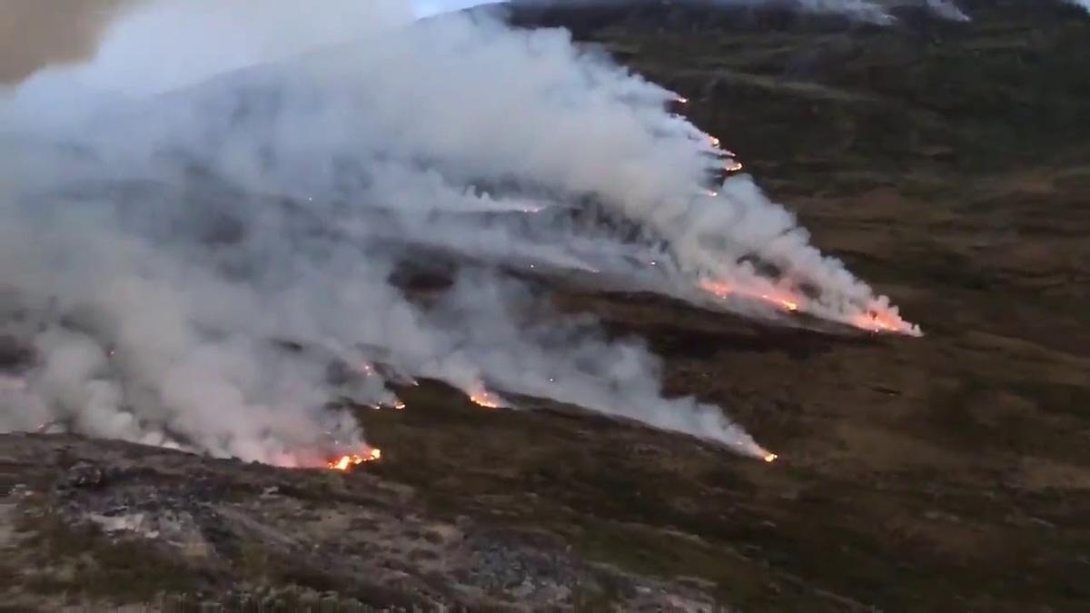 incendios forestales en Groenlandia por el cambio climático