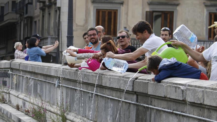 Palanganada del Ter en contra del transvasament d&#039;aigua a Barcelona