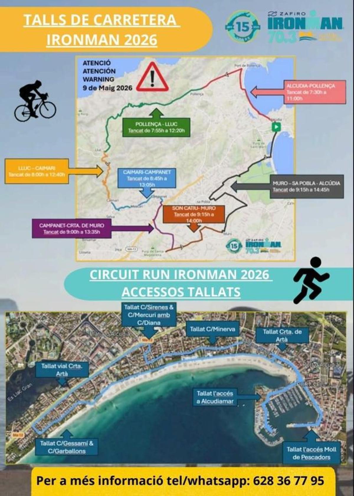 Todos los cortes de este sábado 9 de mayo