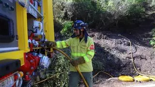 Un conato de incendio forestal quema 4.000 metros cuadrados en Los Villares