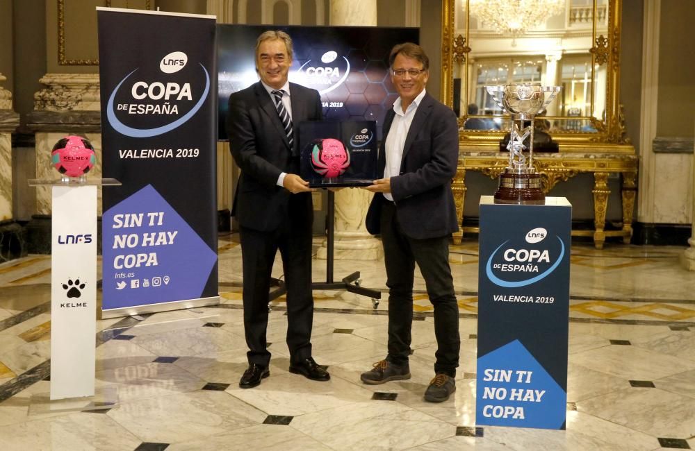 Presentación Copa de España fútbol sala Valencia