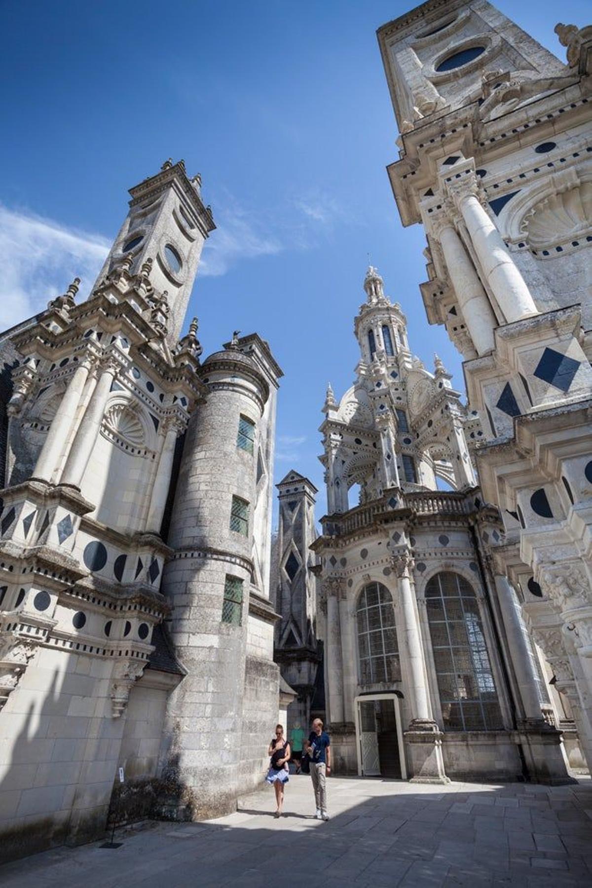 Las azoteas del mismo castillo de Chambord