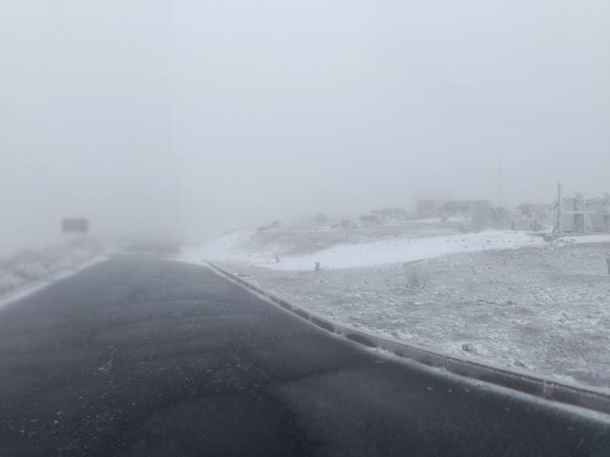 Nieve en Izaña