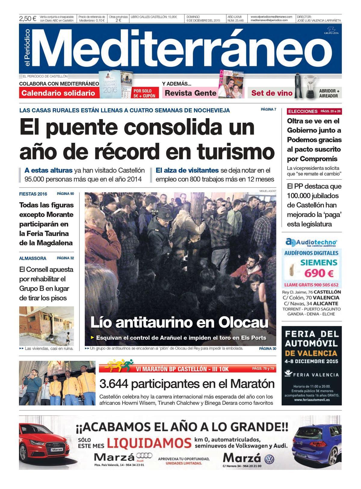 Los hechos, como publicó 'Mediterráneo', sorprendieron a los vecinos de Olocau.