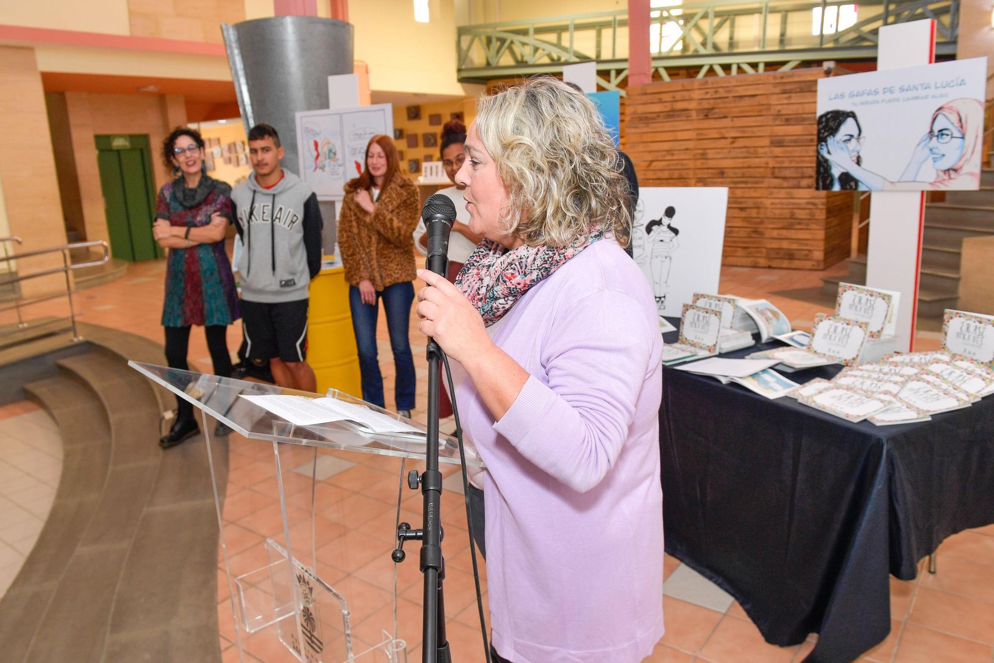 Alumnos de seis centros educativos de Santa Lucía hacen un libro de viñetas