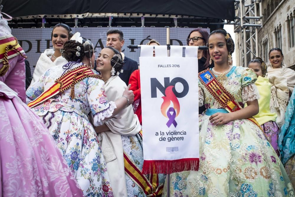 Las fallas en la Diputación contra la violencia machista