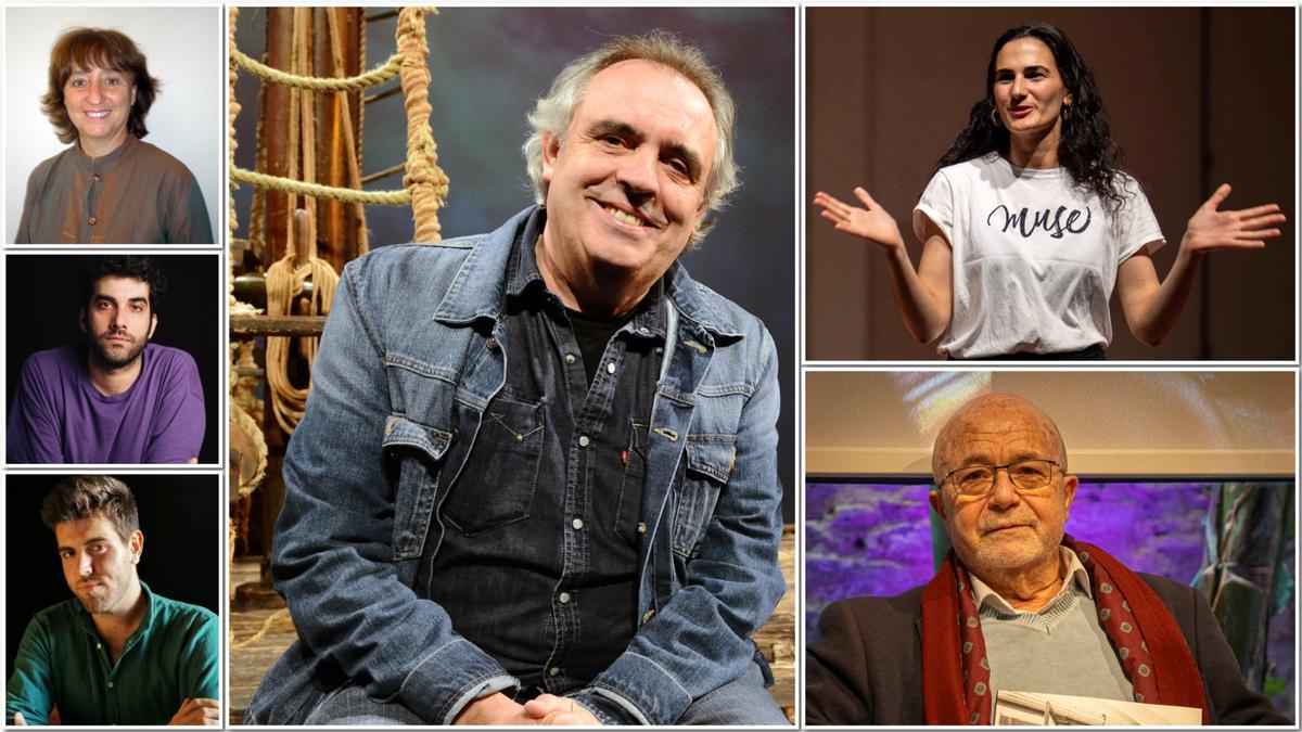 Marta Almirall, Miquel Mas Fiol, Lluís Cabrera, Jaume Viñas, Gara Roda y Joan Lluís Bozzo comparten sus experiencias en el Festival Grec, que este año llega a las 50 ediciones.