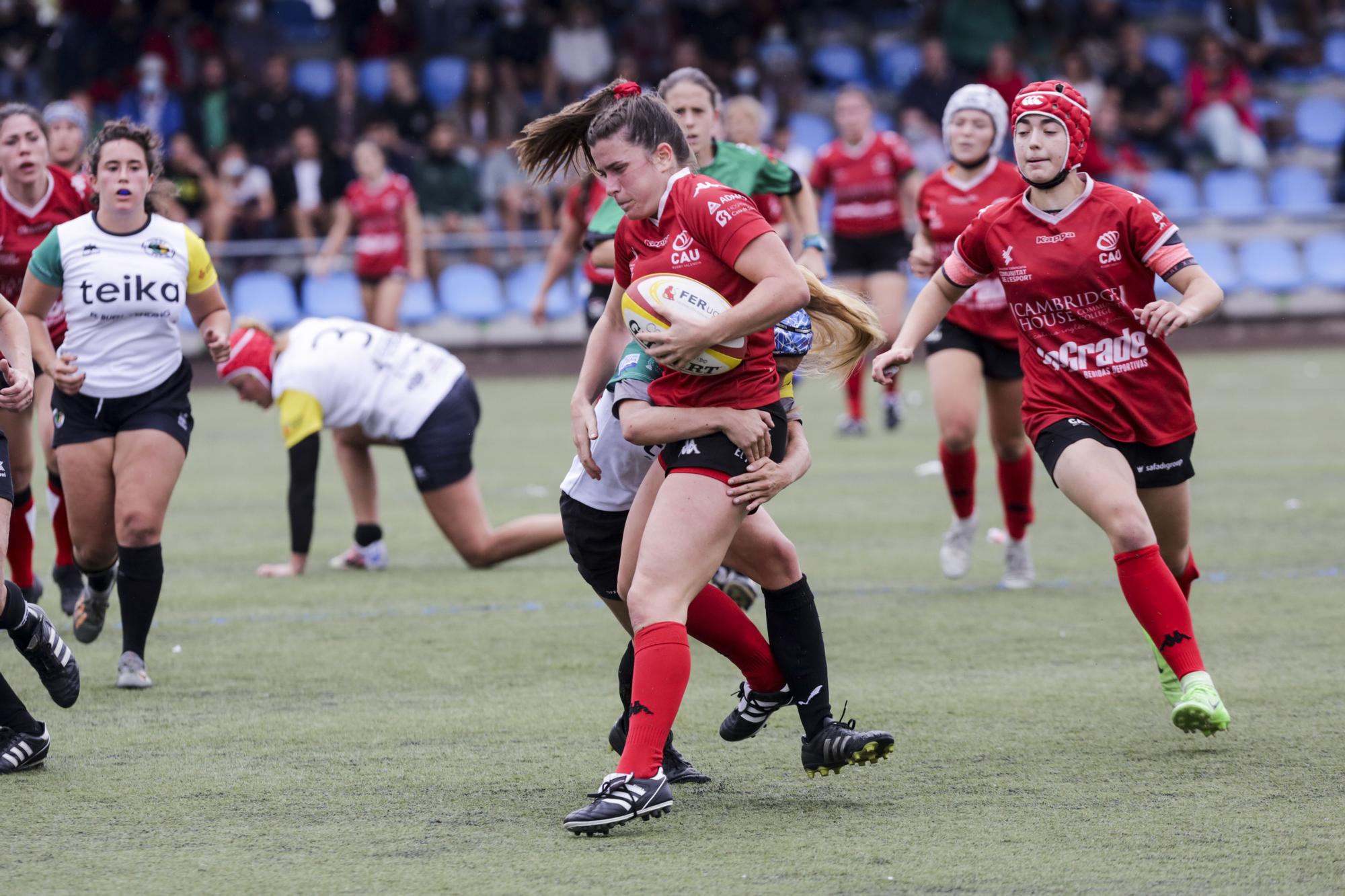 Victoria del Rugby Turia ante CAU Valencia en División de Honor B femenina de rugby