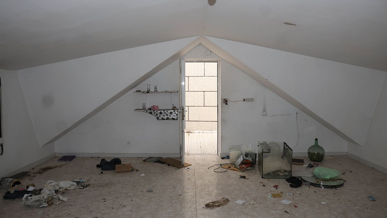 Desalojo de casa okupada en la rua Pardavila de Vigo