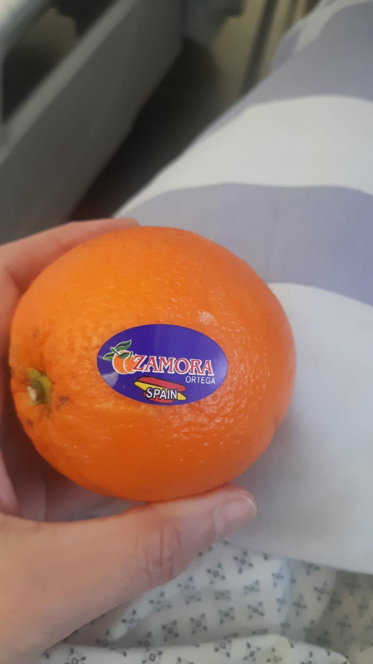 Naranja con la etiqueta Zamora
