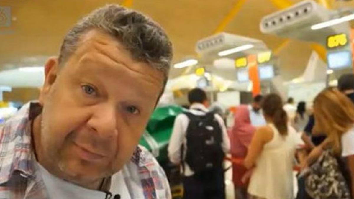 Alberto Chicote en Barajas, durante el programa 'El precio de los alimentos'.