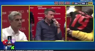 El Barça deja tocado y hundido a Roncero tras la remontada: así reaccionó a los goles
