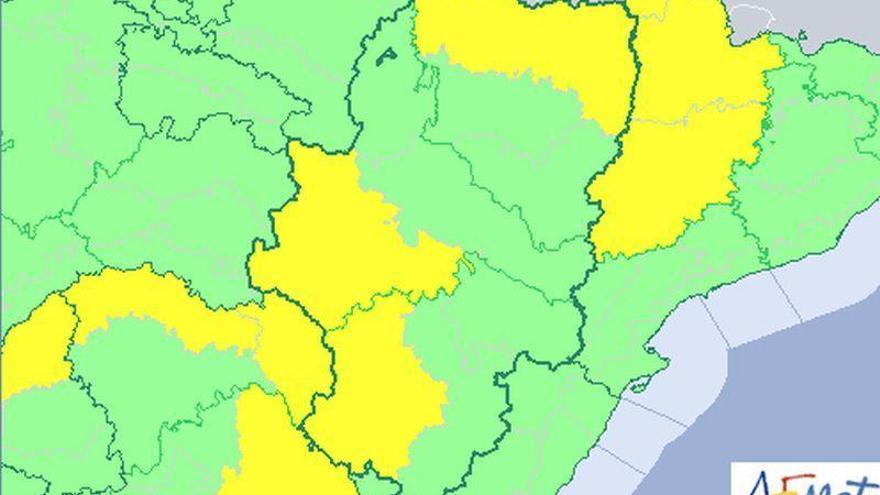 Activada la alerta amarilla por frío el sábado y domingo en parte de Aragón