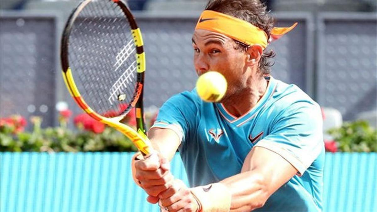 Nadal, tras su debut en el Mutua Madrid Open: "Estoy muy feliz"