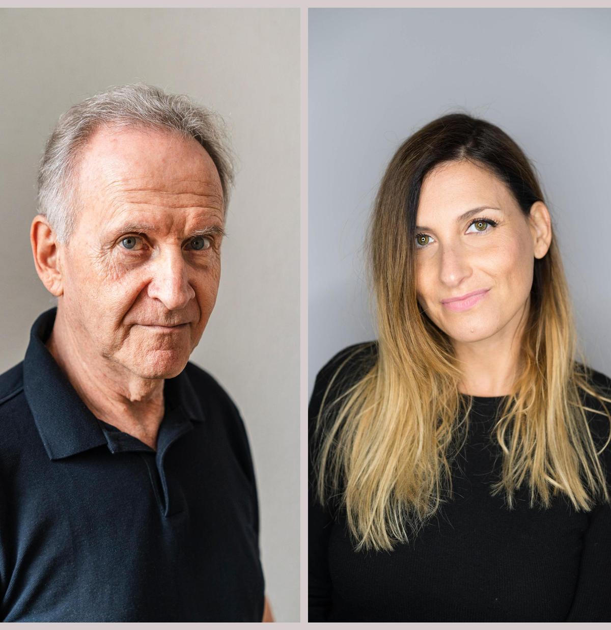 Sergio y Laura Hojman aterrizan en la biblioteca el 7 de abril.