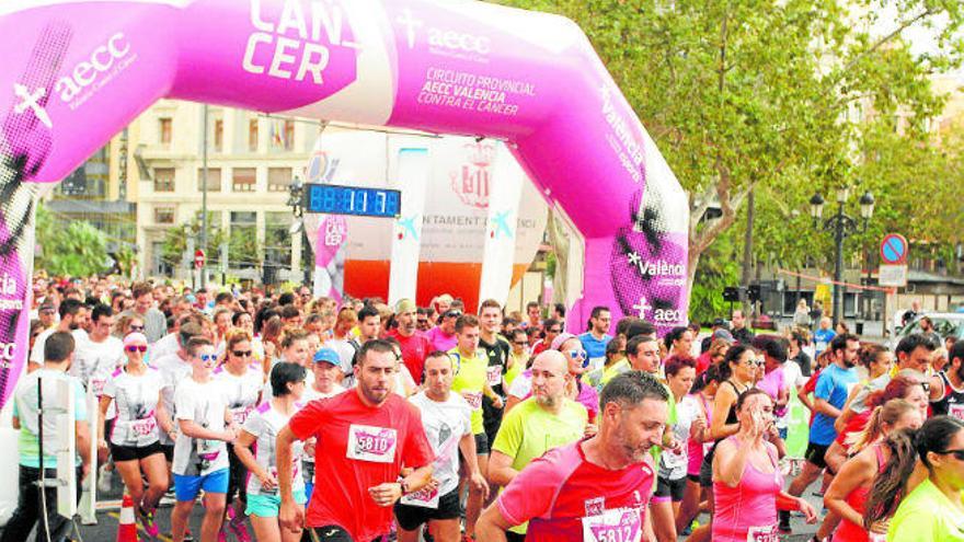 València corre la carrera contra el cáncer
