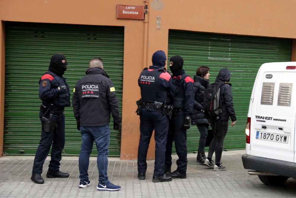 Dispositiu antidroga dels Mossos a la demarcació de Girona