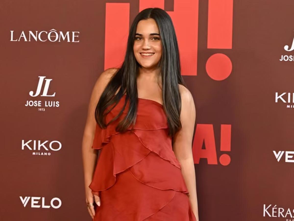Daniella Bustamante en el evento organizado por la revista Hola!.