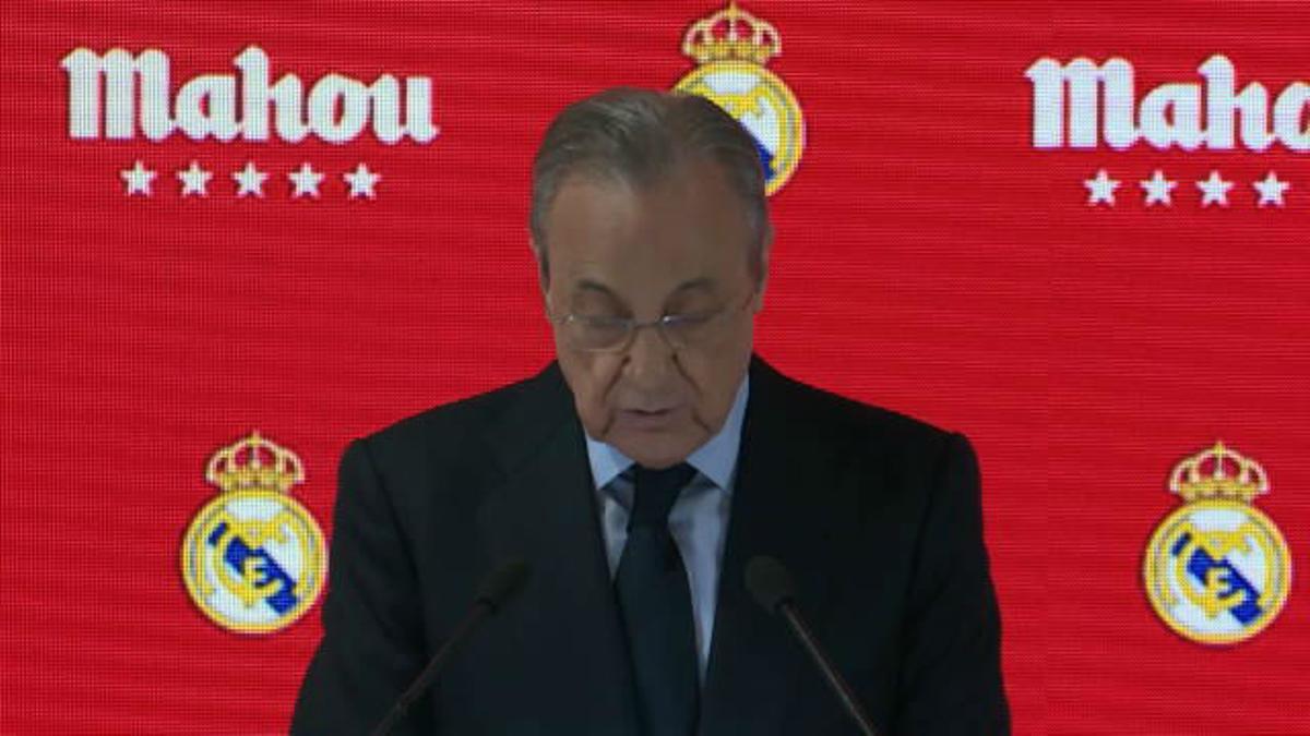 Florentino Pérez: ''El Real Madrid nunca se rinde''
