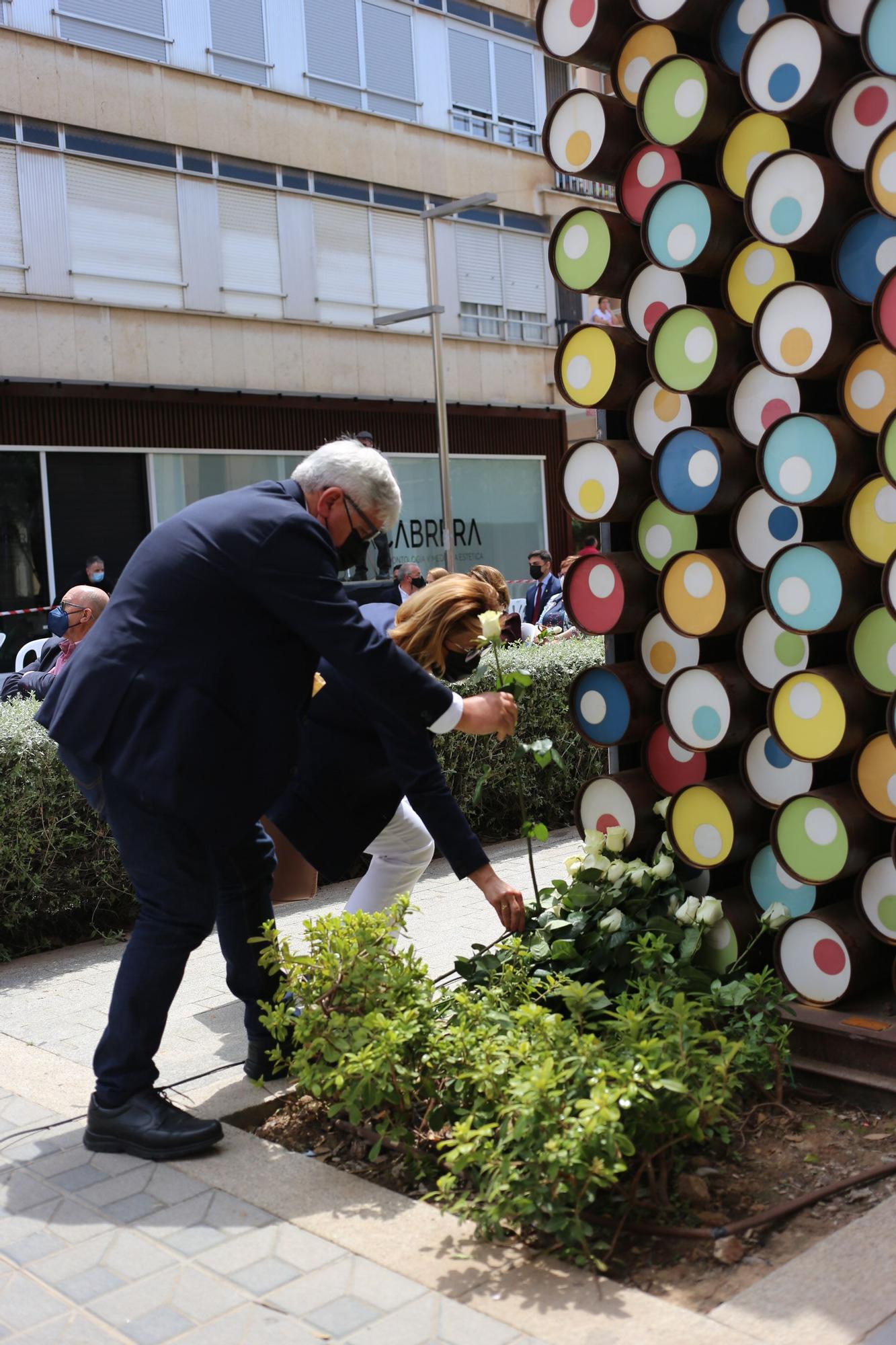 Homenaje en Almassora a las víctimas del covid y los trabajadores esenciales durante la pandemia