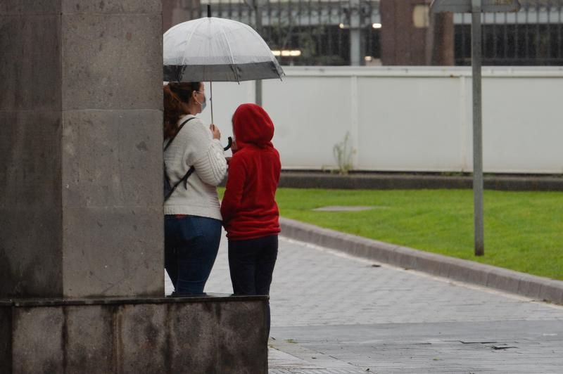 Lluvia en Las Palmas de Gran Canaria (04/02/2021)