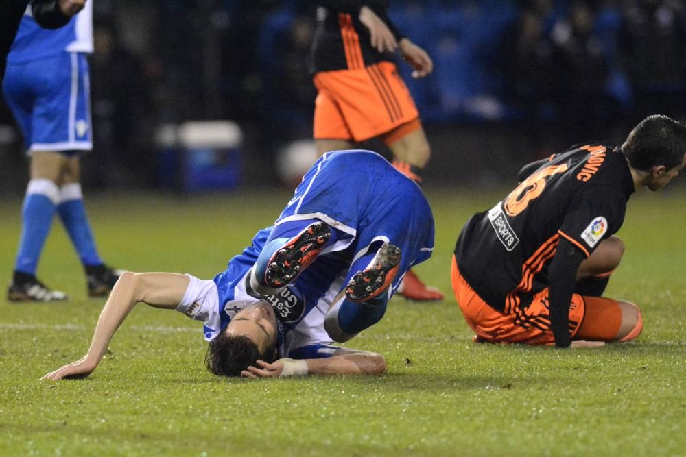 El Dépor cae en Riazor ante el Valencia