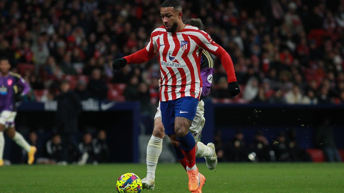 Memphis Depay, jugador del Atlético de Madrid.