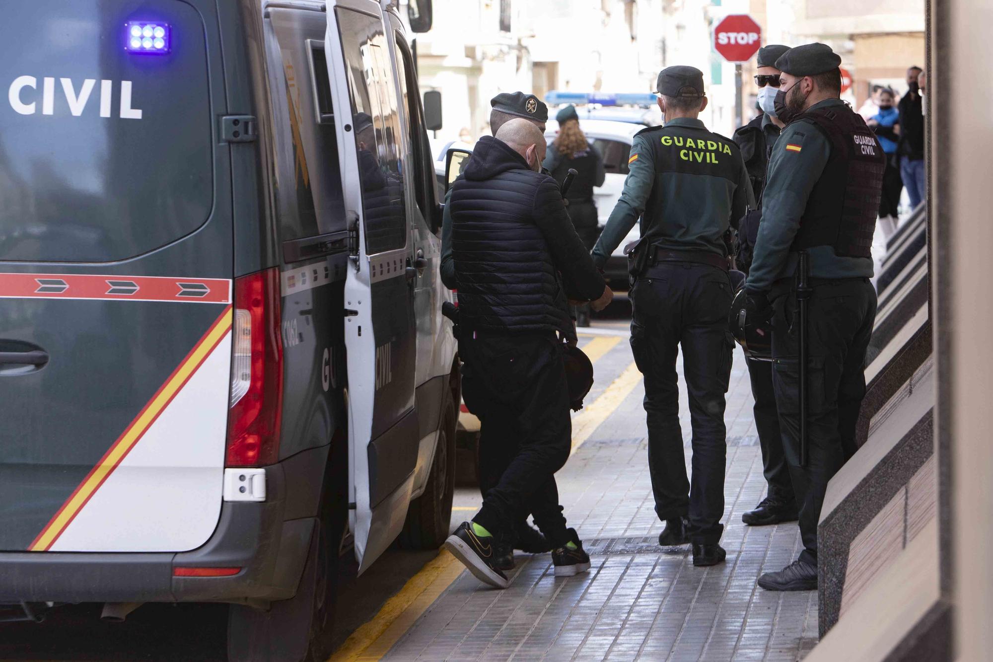 A disposición judicial los seis detenidos por el asesinato a tiros de El Pozo en Favara