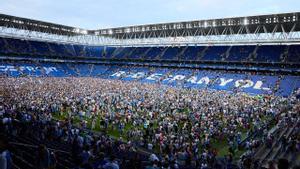 RCD Espanyol - Real Oviedo, final play off de ascenso a Primera division, en imágenes.