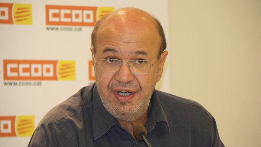 El secretari general de CCOO, Joan Carles Gallego