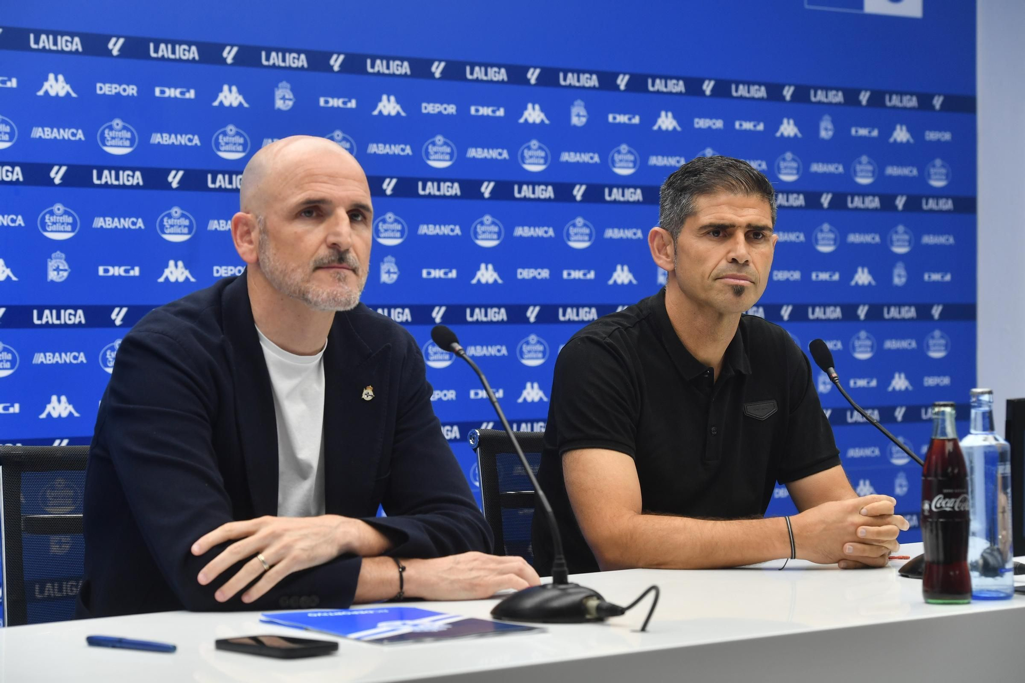 Presentación de Antonio Hidalgo como entrenador del Deportivo