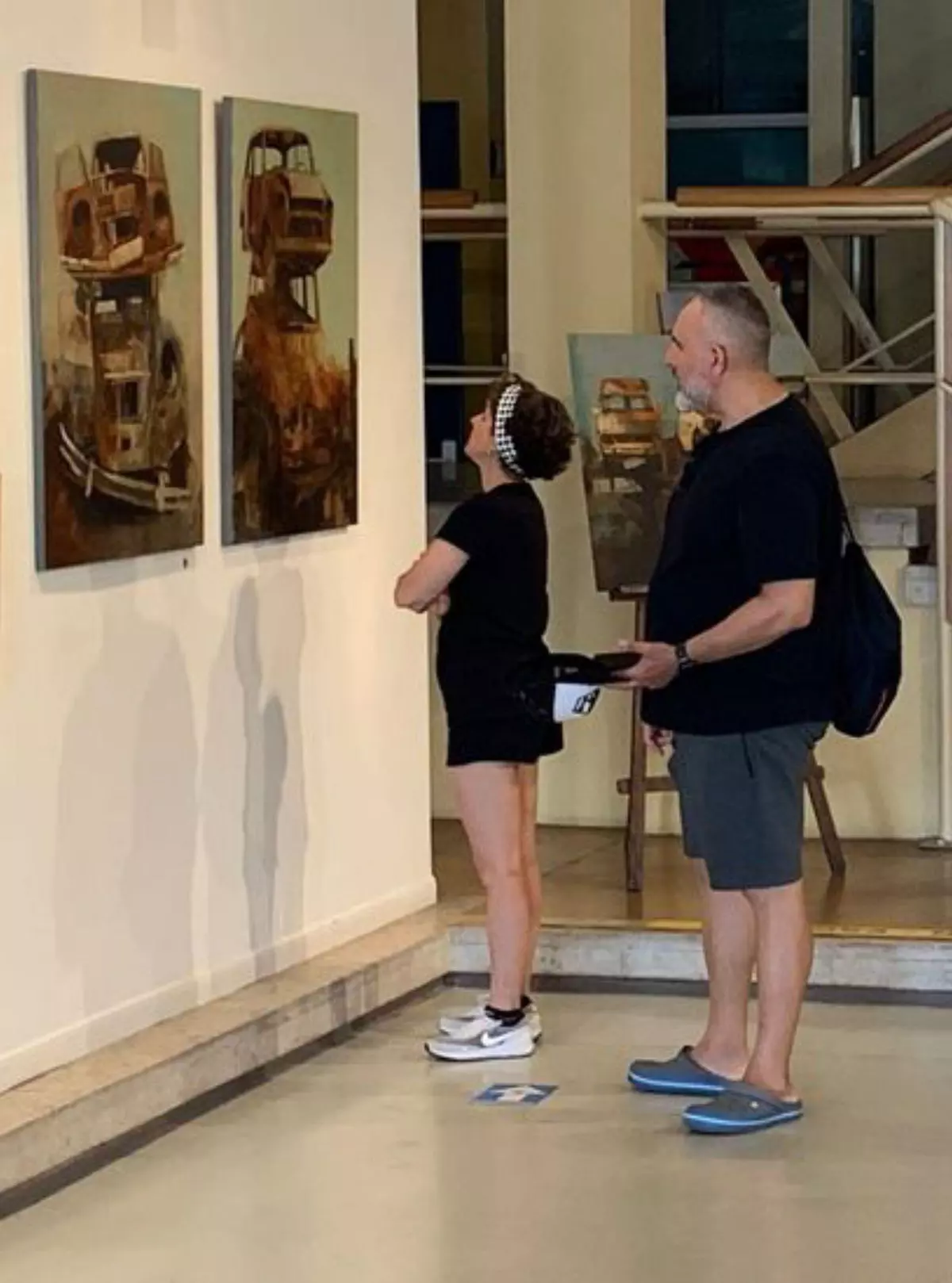El artista Jesús Susilla presenta en la Escuela de Artes y Oficios su "Óxido"