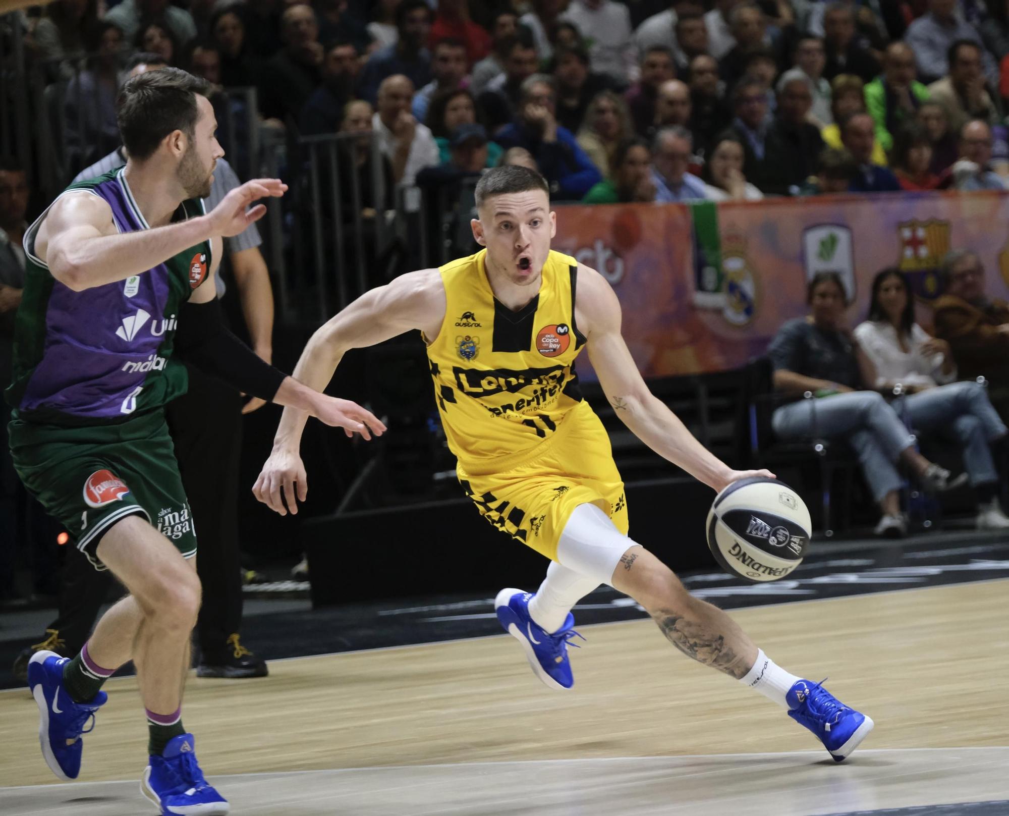 Unicaja - Lenovo Tenerife, cuartos de final de la Copa del Rey 2024.