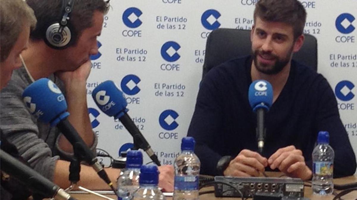 Piqué habló sin tapujos para la Cadena COPE