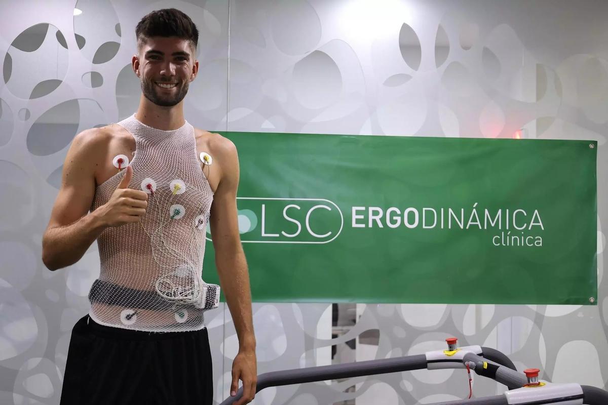 Theo Zidane pasa reconocimiento médico en el Córdoba CF, en una imagen de archivo.