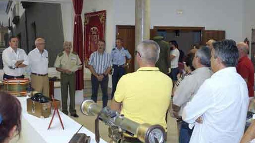 Presentación de los actos promovidos en Alcañices sobre las Fuerza Armadas.