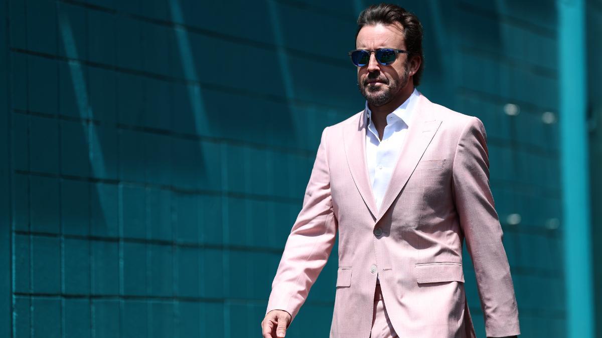 Fernando Alonso, este jueves en Miami
