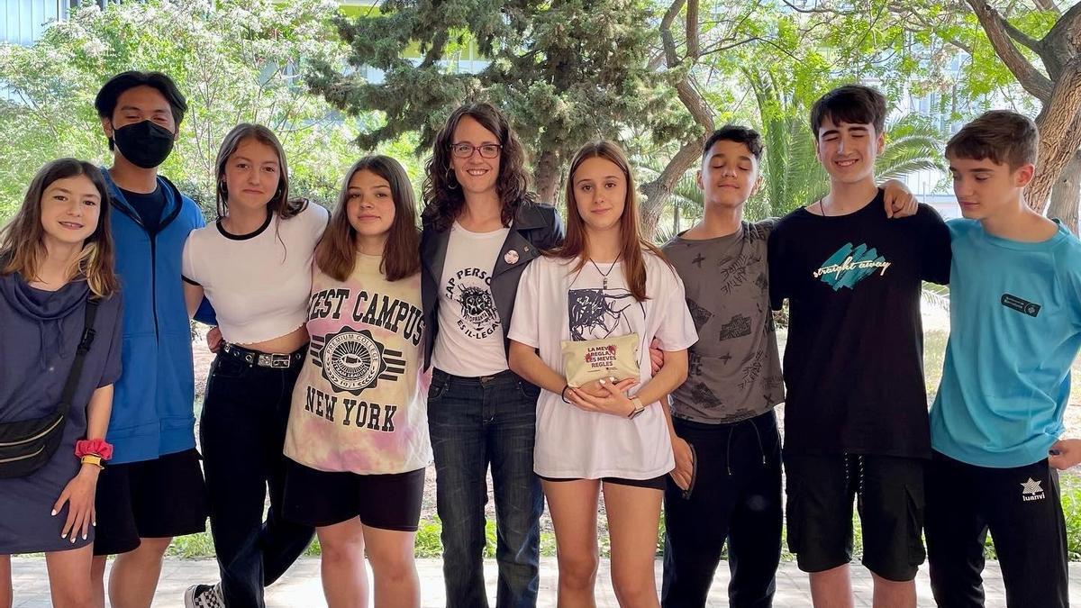 La consellera Tània Verge participa en una sessió d&#039;educació menstrual amb alumnes de tercer d&#039;ESO