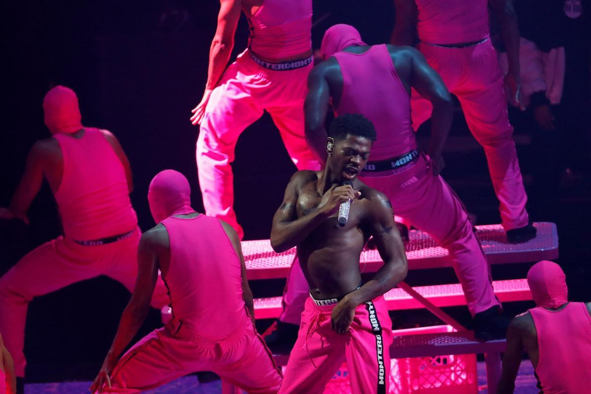 Lil Nas X, durante su actuación